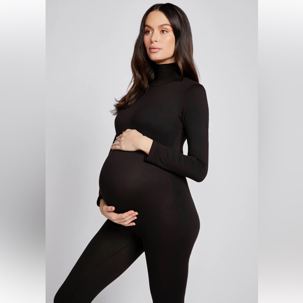 Bumpsuit The Penelope - Maternity Black Turtleneck Jumpsuit